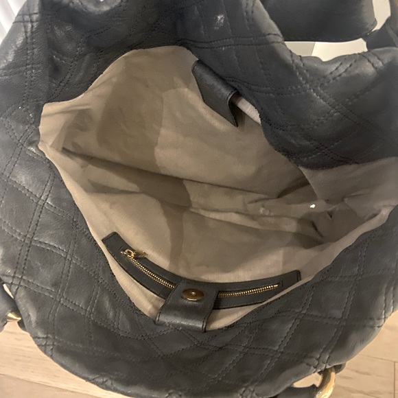 Marc Jacobs quilted denim coloured hand bag - Picture 2 of 2